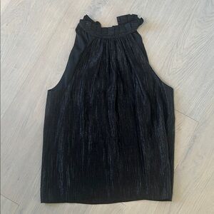 Trina Turk Black and Gold Sleeveless Top